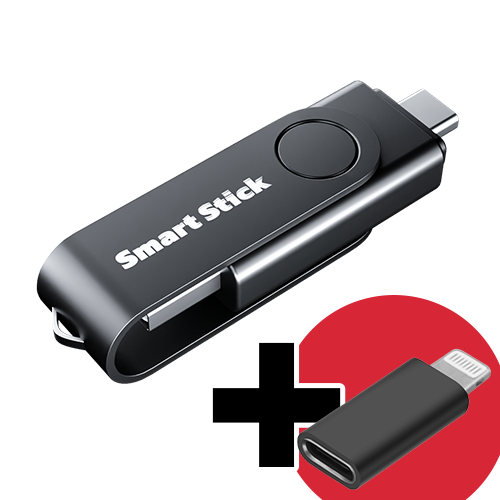 Smart Stick with iPhone Adapter
